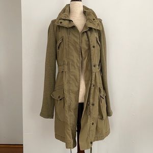 Topshop long hooded parka